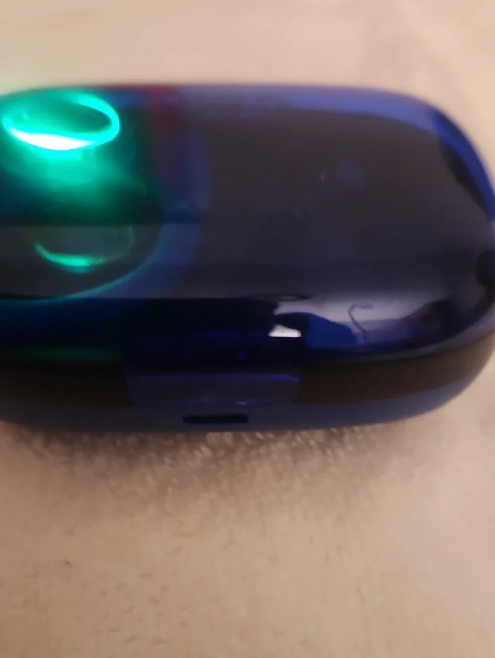 Blue Wireless Sport Earbuds with Charging Case - Bluetooth Earphones(one Side)